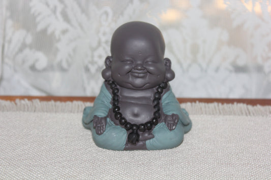 Statue - Buddha - Cute (turquoise robe)