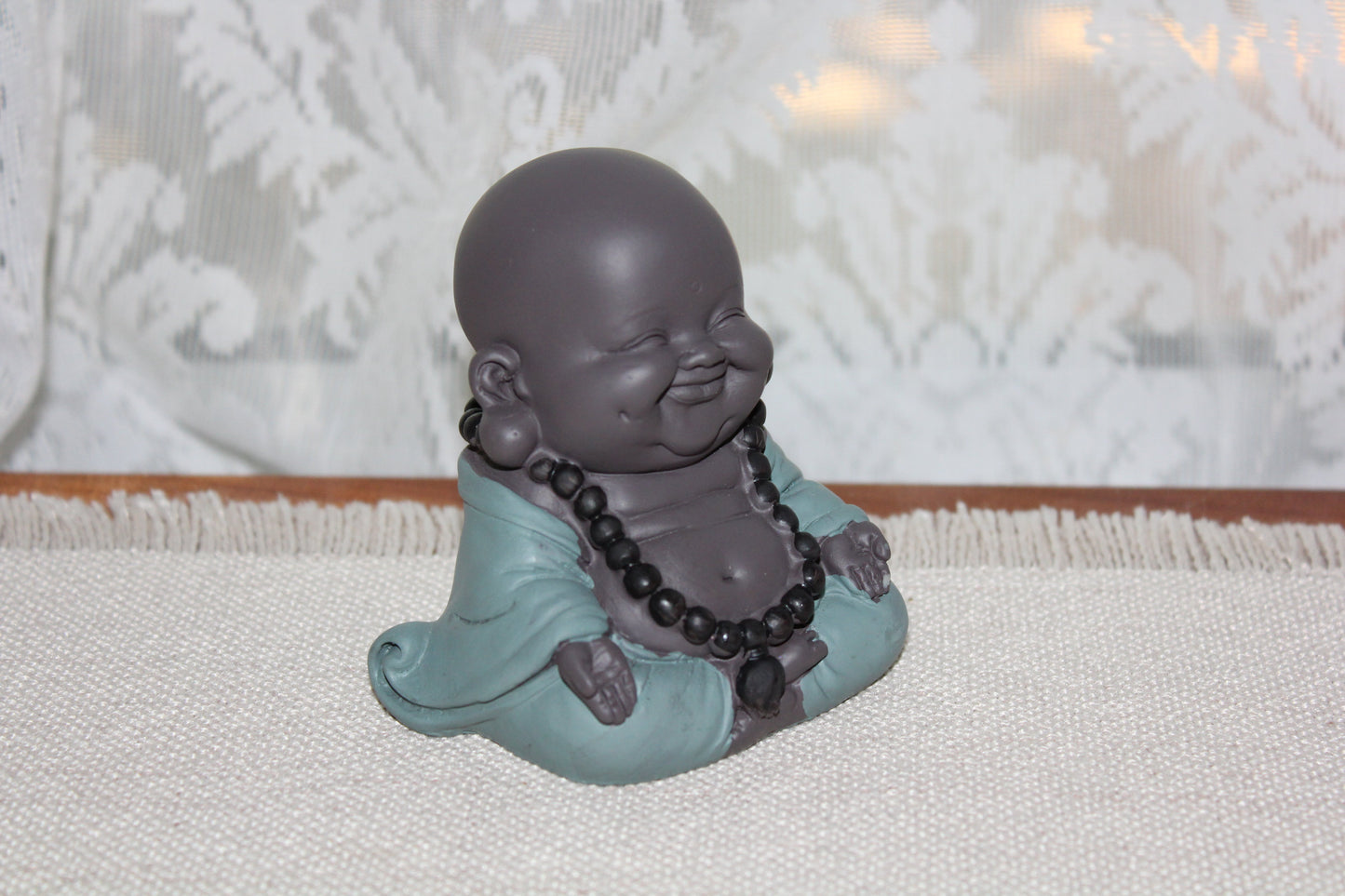 Statue - Buddha - Cute (turquoise robe)