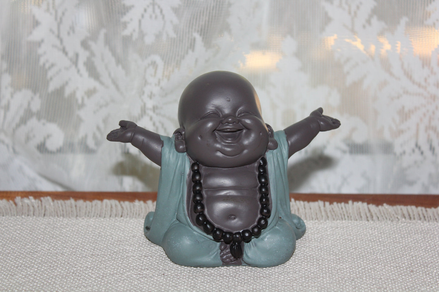 Statue - Buddha - Cute (turquoise robe)