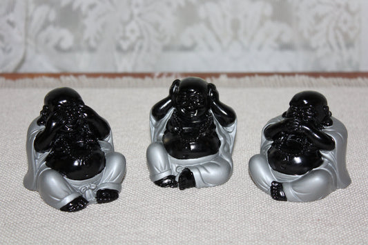 Statue - Buddha - Cute (See/Hear/Speak no evil)
