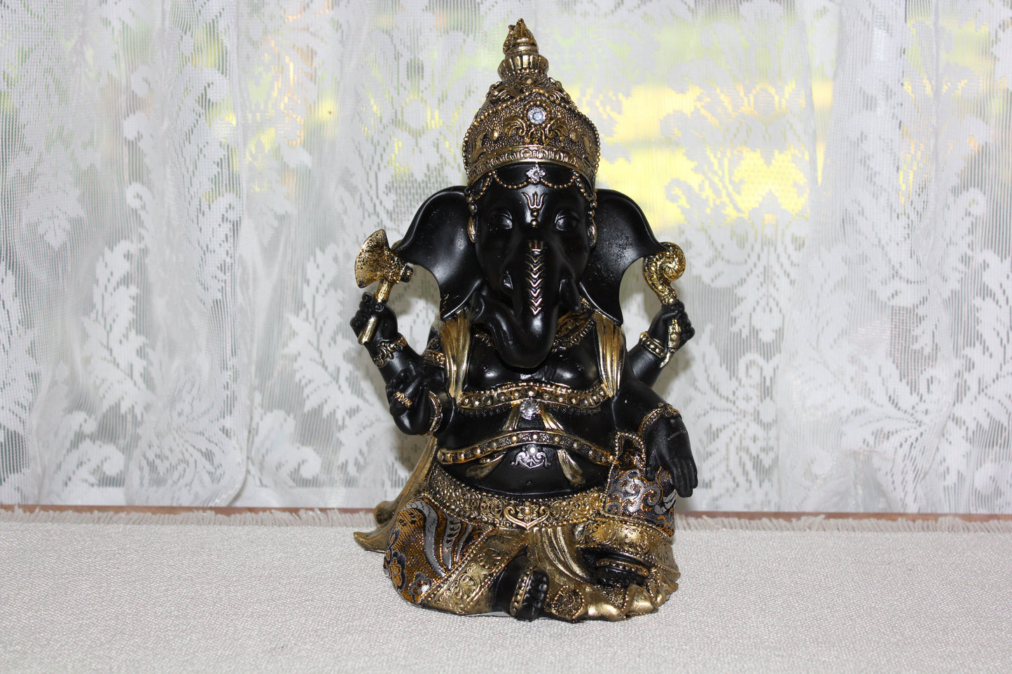 Ganesha - Black/Silver/Gold (detailed)