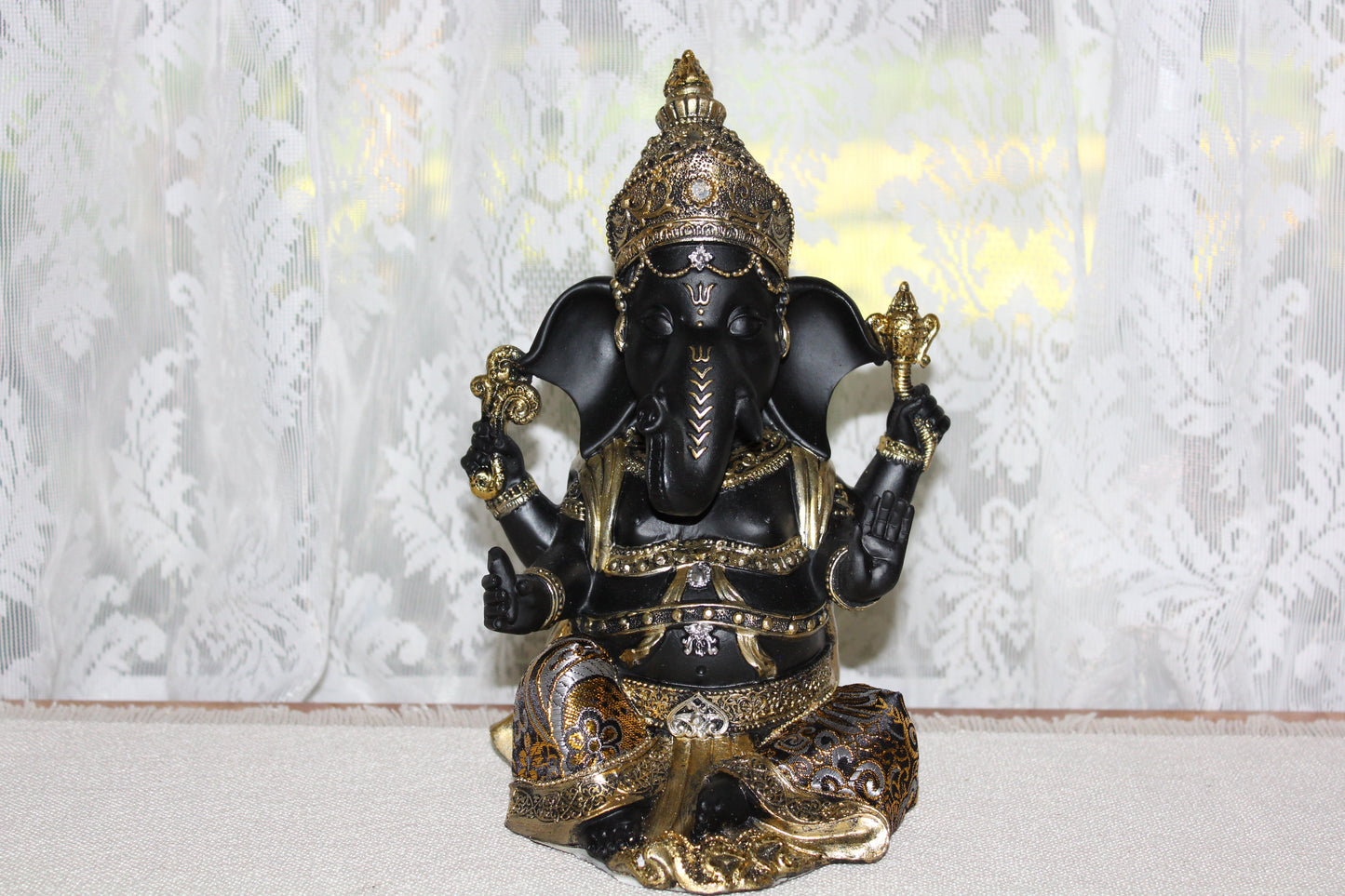 Ganesha - Black/Silver/Gold (detailed)