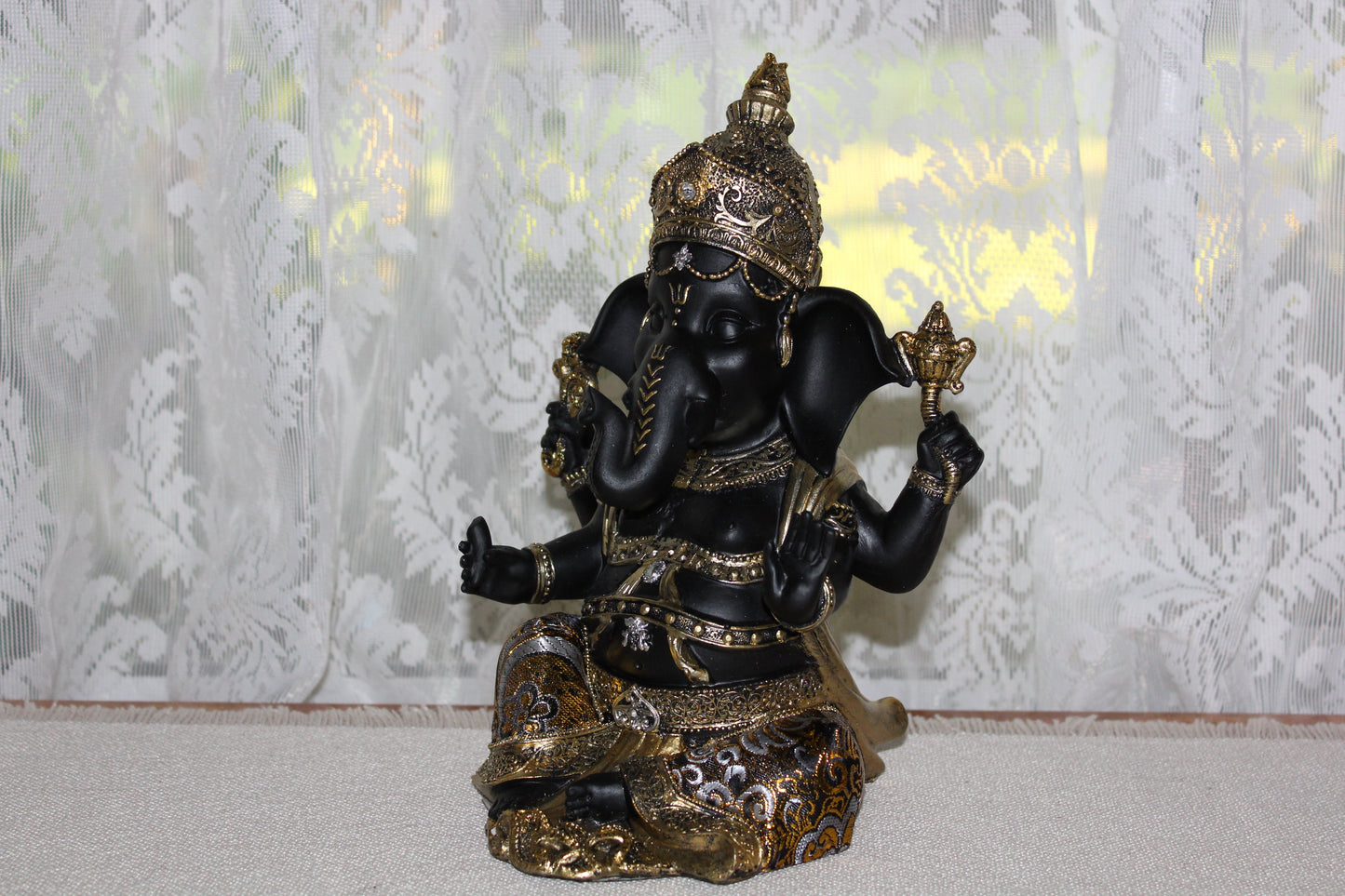Ganesha - Black/Silver/Gold (detailed)