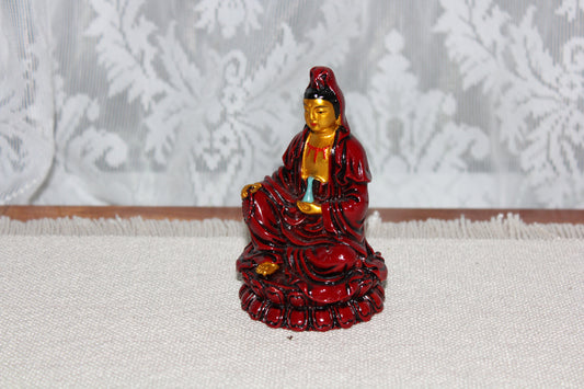 Quan Yin - Rosewood/Hand painted