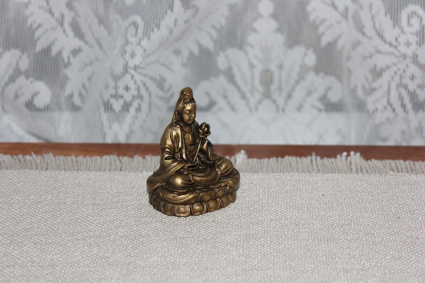 Quan Yin - antique gold - sml