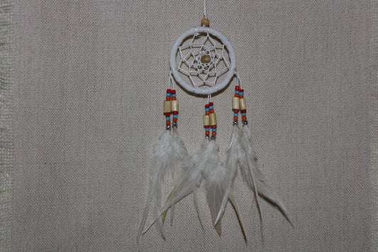 Dreamcatcher - 6cm - White