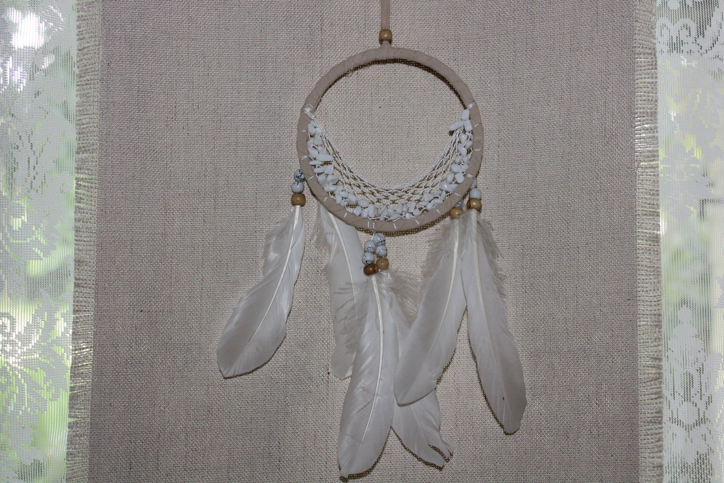 Dreamcatcher - 12cm - Beige