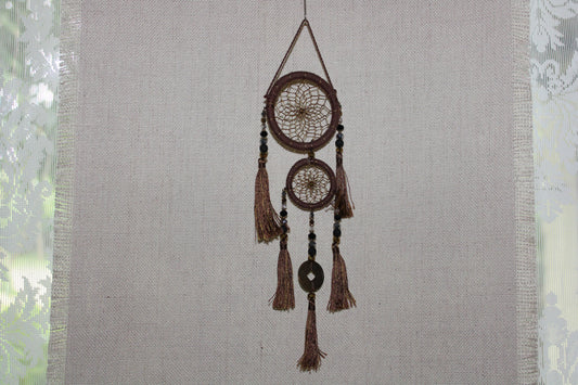 Dreamcatcher - 6cm - Brown