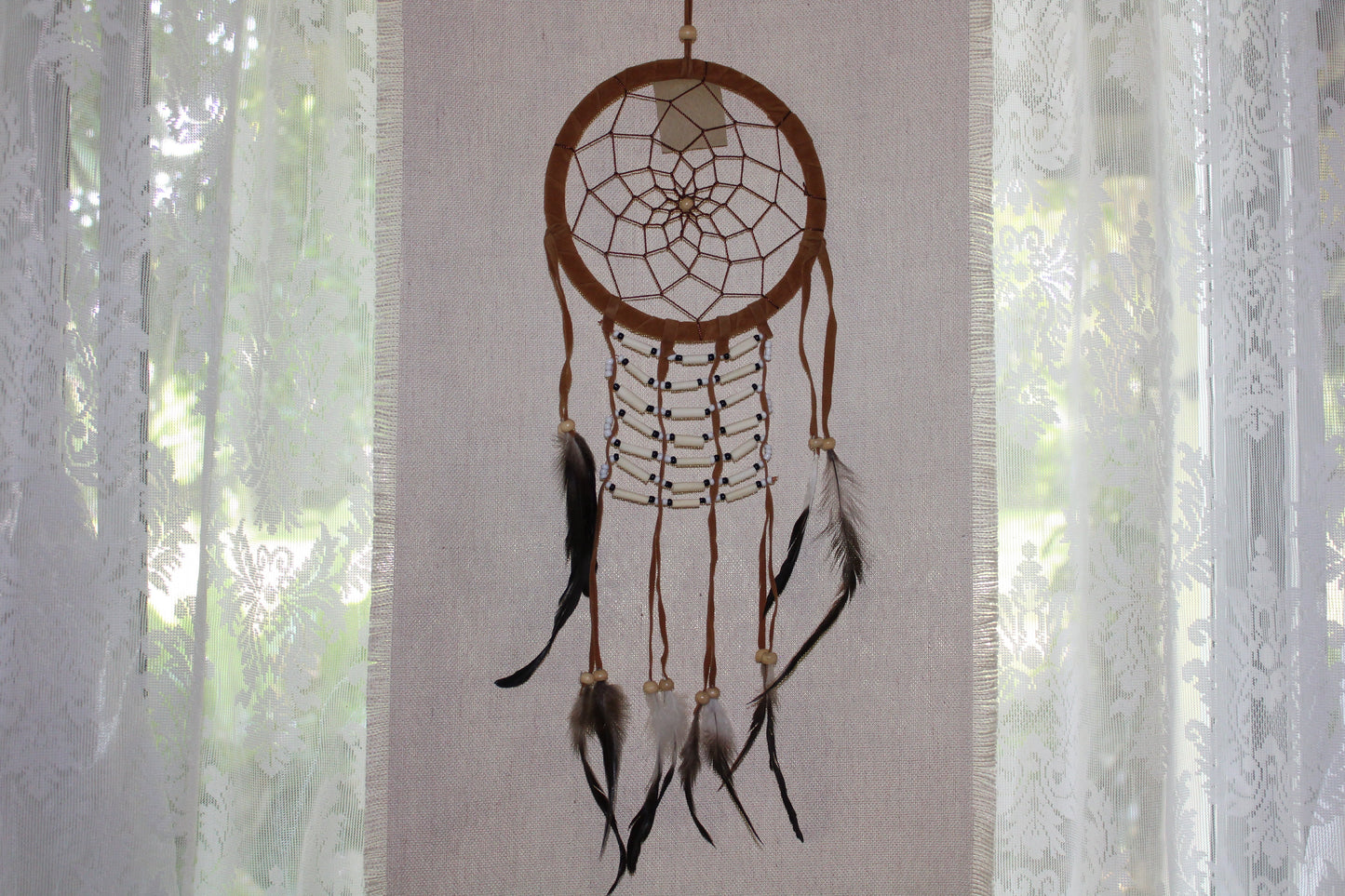 Dreamcatcher - 17cm - Brown