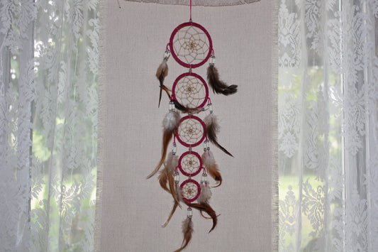 Dreamcatcher - 9cm - Pink