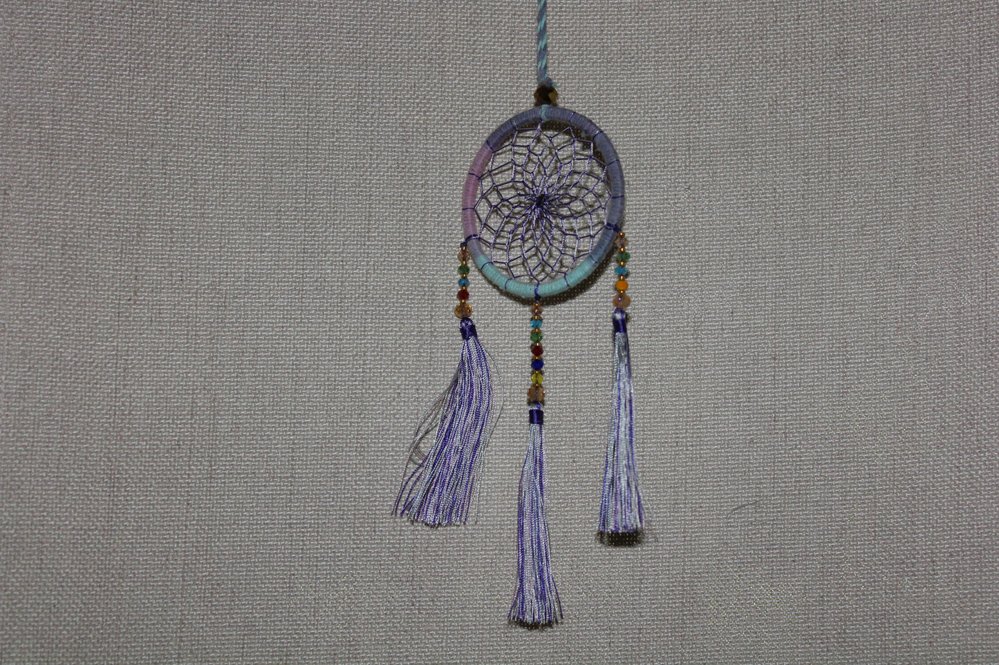 Dreamcatcher - 6cm - Purple/Pink/Blue