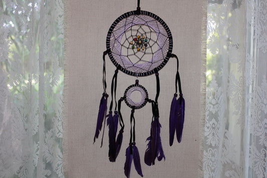 Dreamcatcher - 17cm - Purple