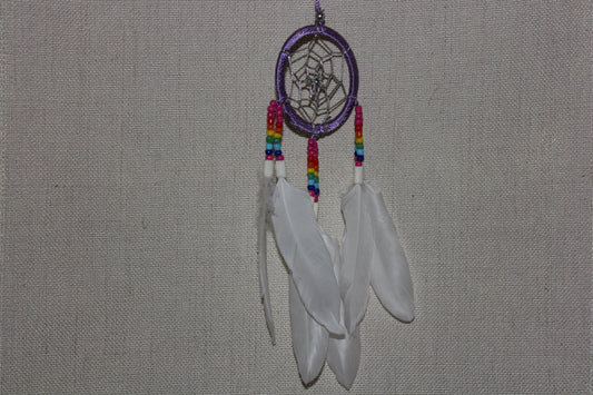 Dreamcatcher - 6cm - Purple
