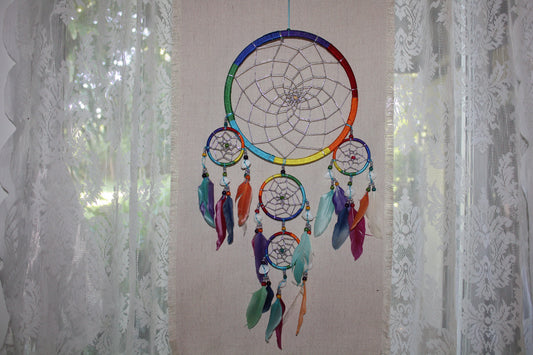 Dreamcatcher - 22cm - Rainbow
