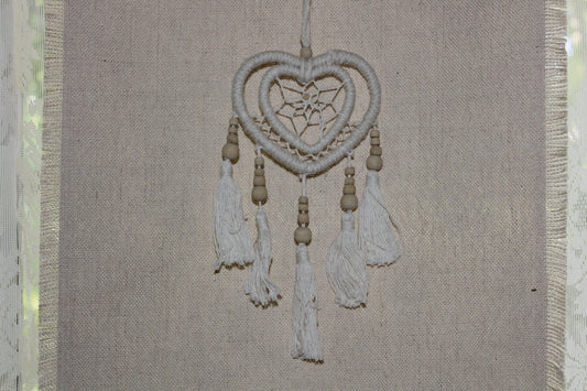 Dreamcatcher - 11cm - Rope (hearts)