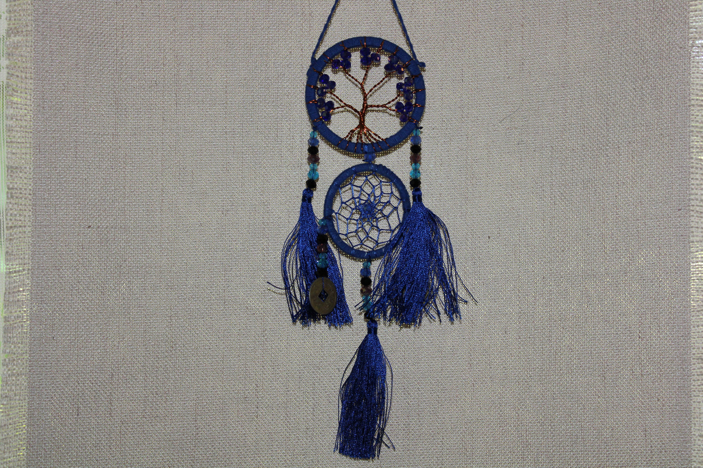 Dreamcatcher - 6cm - Blue