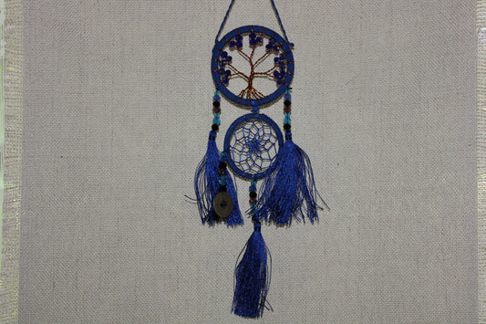 Dreamcatcher - 6cm - Blue