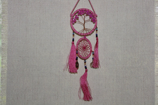 Dreamcatcher - 6cm - Light Pink