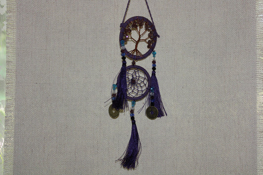 Dreamcatcher - 6cm - Purple