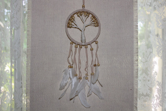Dreamcatcher - 12cm - Beige