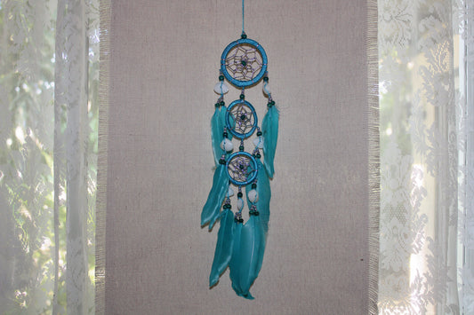 Dreamcatcher - 6cm - Blue