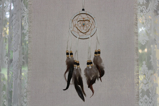 Dreamcatcher - 9cm - White