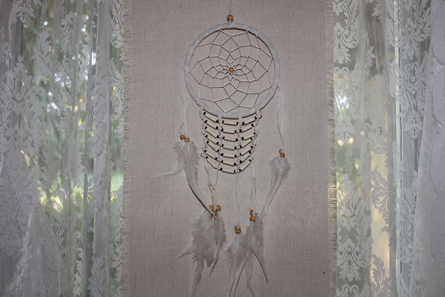 Dreamcatcher - 17cm - White