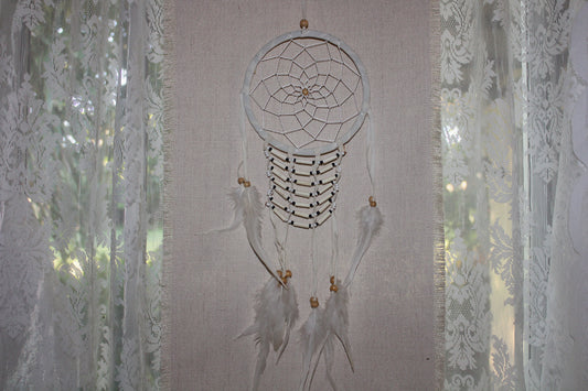 Dreamcatcher - 17cm - White