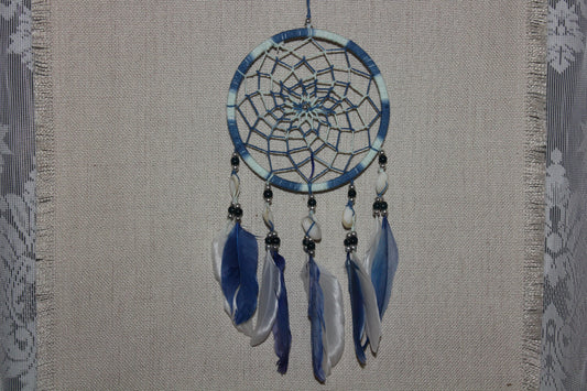 Dreamcatcher - 12cm - Light & Dark Blue