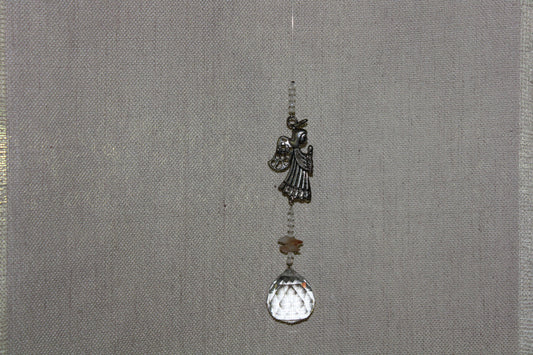 Suncatcher - Guardian Angel with crystal ball