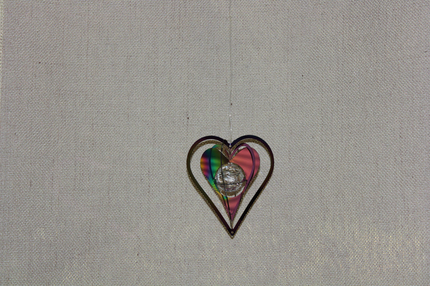 Suncatcher - Spinning - Heart