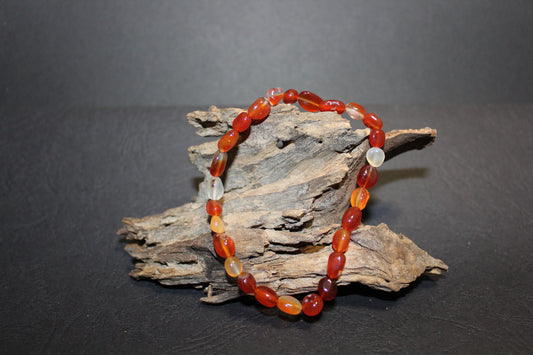 Bracelet - Beads - Carnelian