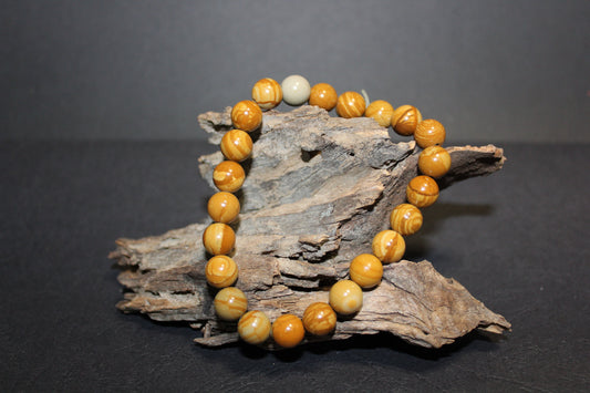 Bracelet - Beads - Picture Jasper