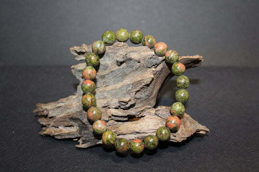 Bracelet - Beads - Unakite