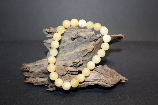 Bracelet - Beads - Honey Calcite