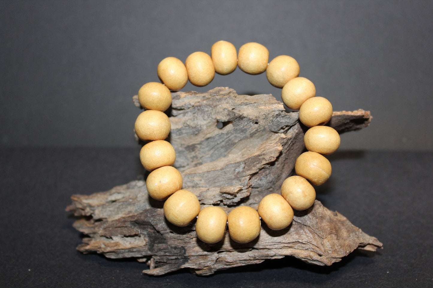 Bracelet - Beads - Mala (timber/blonde)