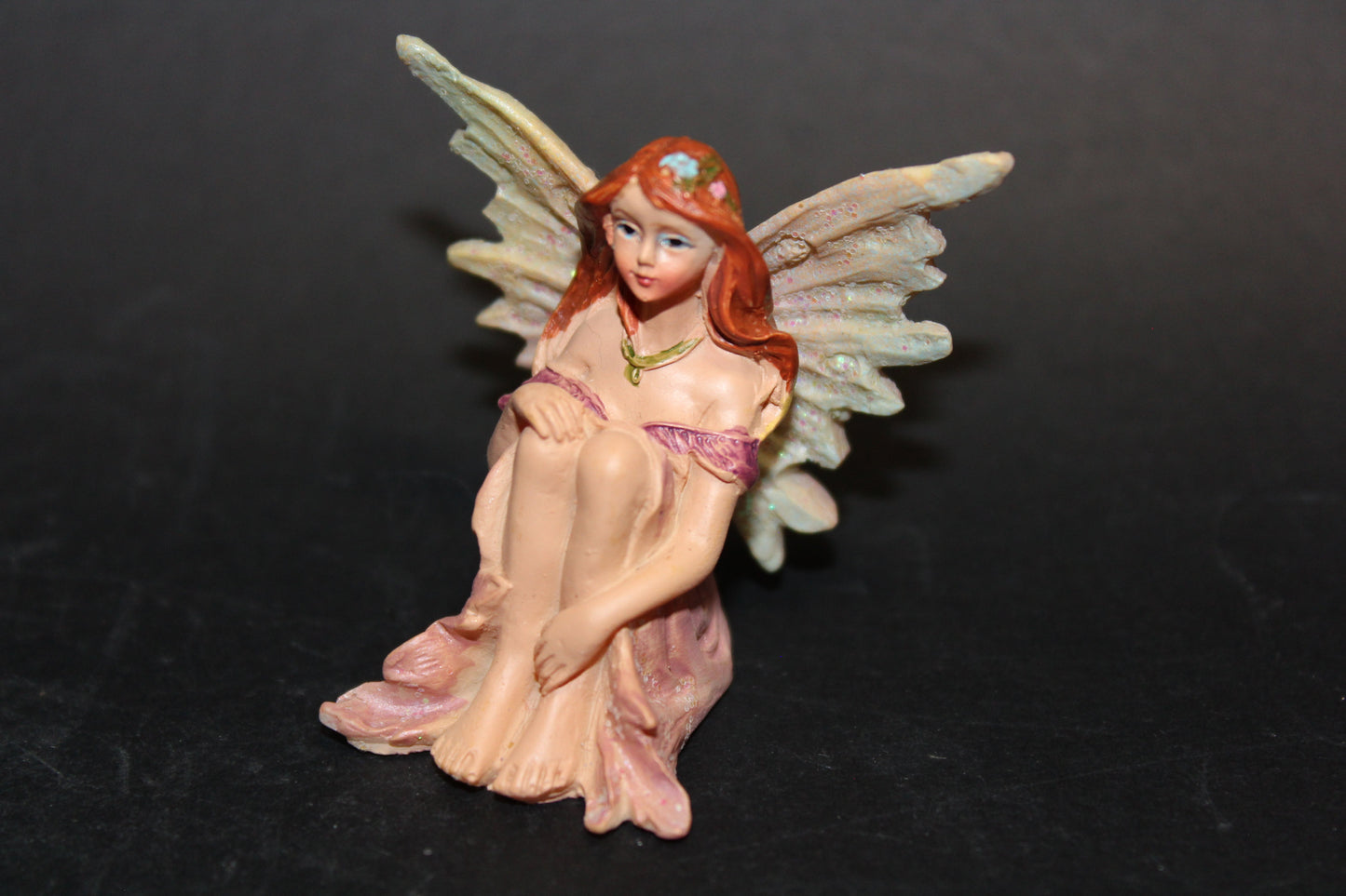 Fairy - sitting (pink) - sml