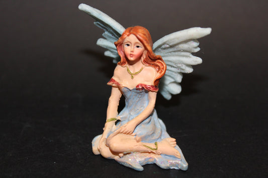 Fairy - sitting (blue) - sml