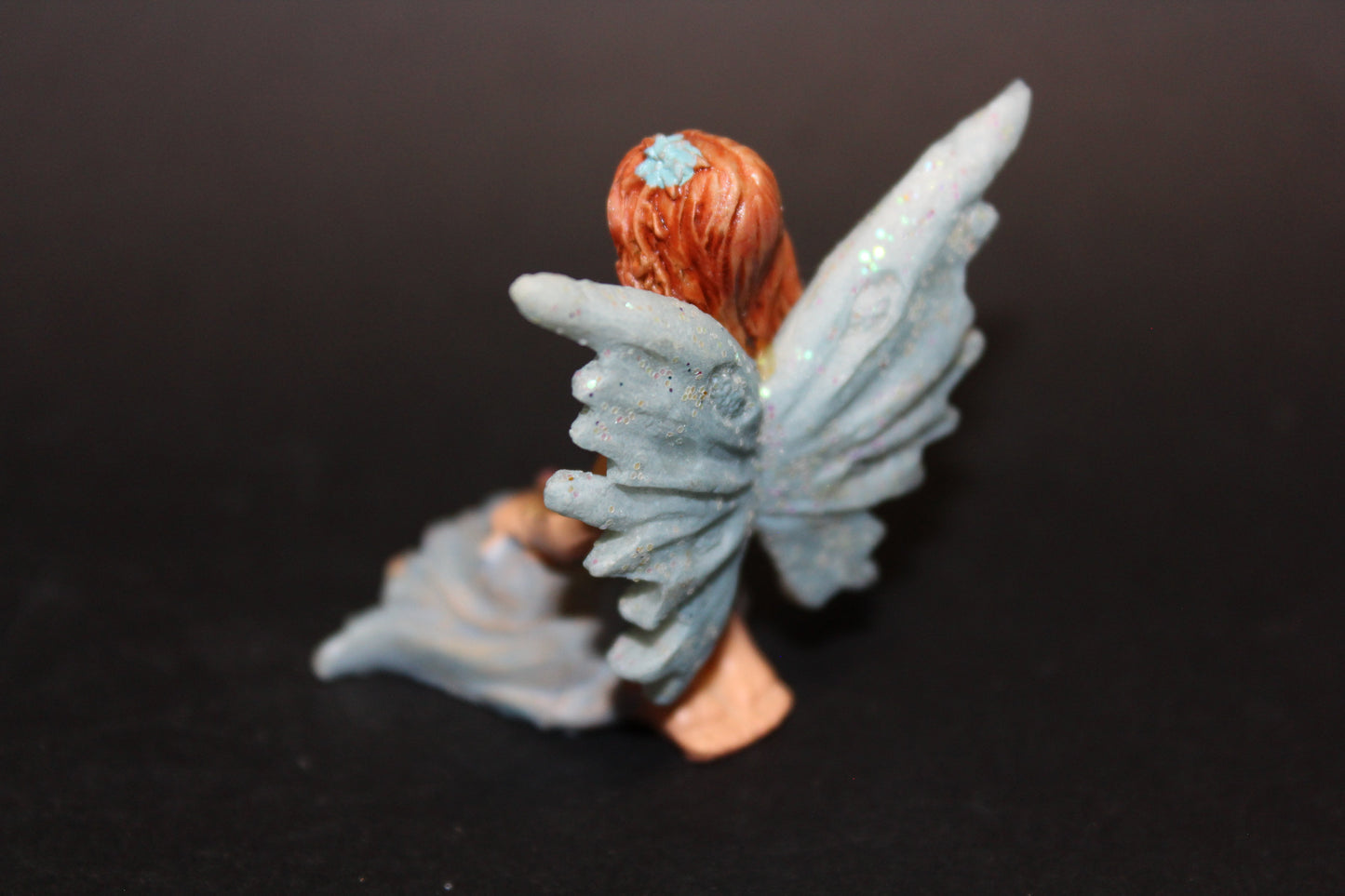 Fairy - sitting (blue) - sml