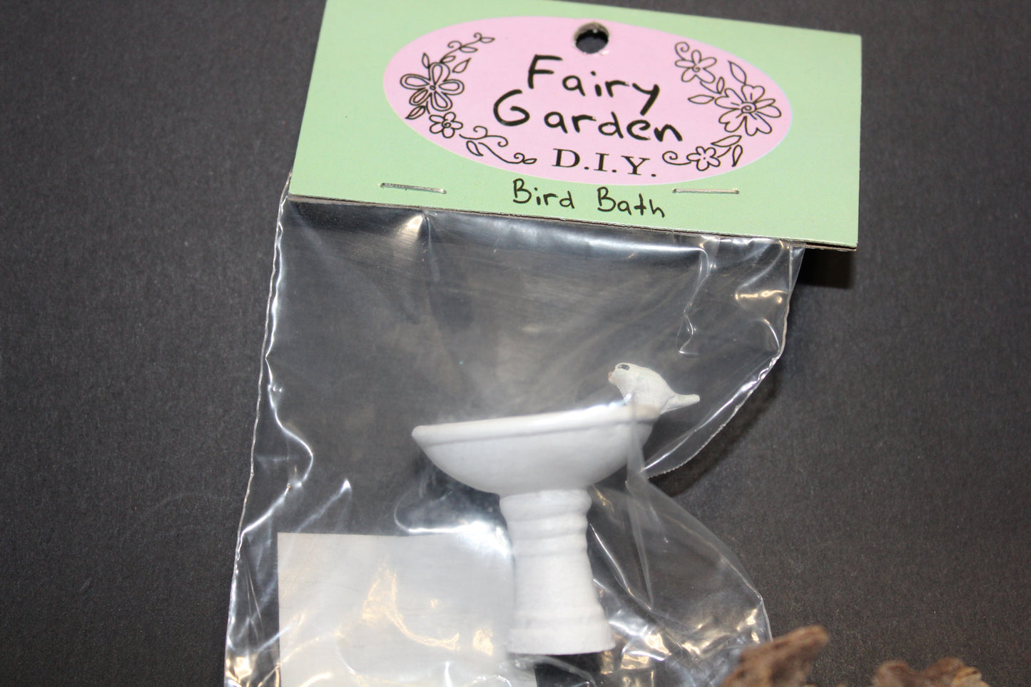 Fairy garden decorations - bird bath