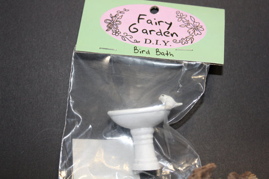 Fairy garden decorations - bird bath