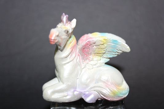 Unicorn/Pegasus (rainbow)