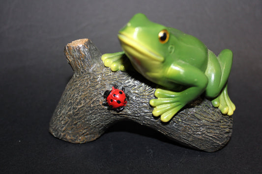 Frog (on log)
