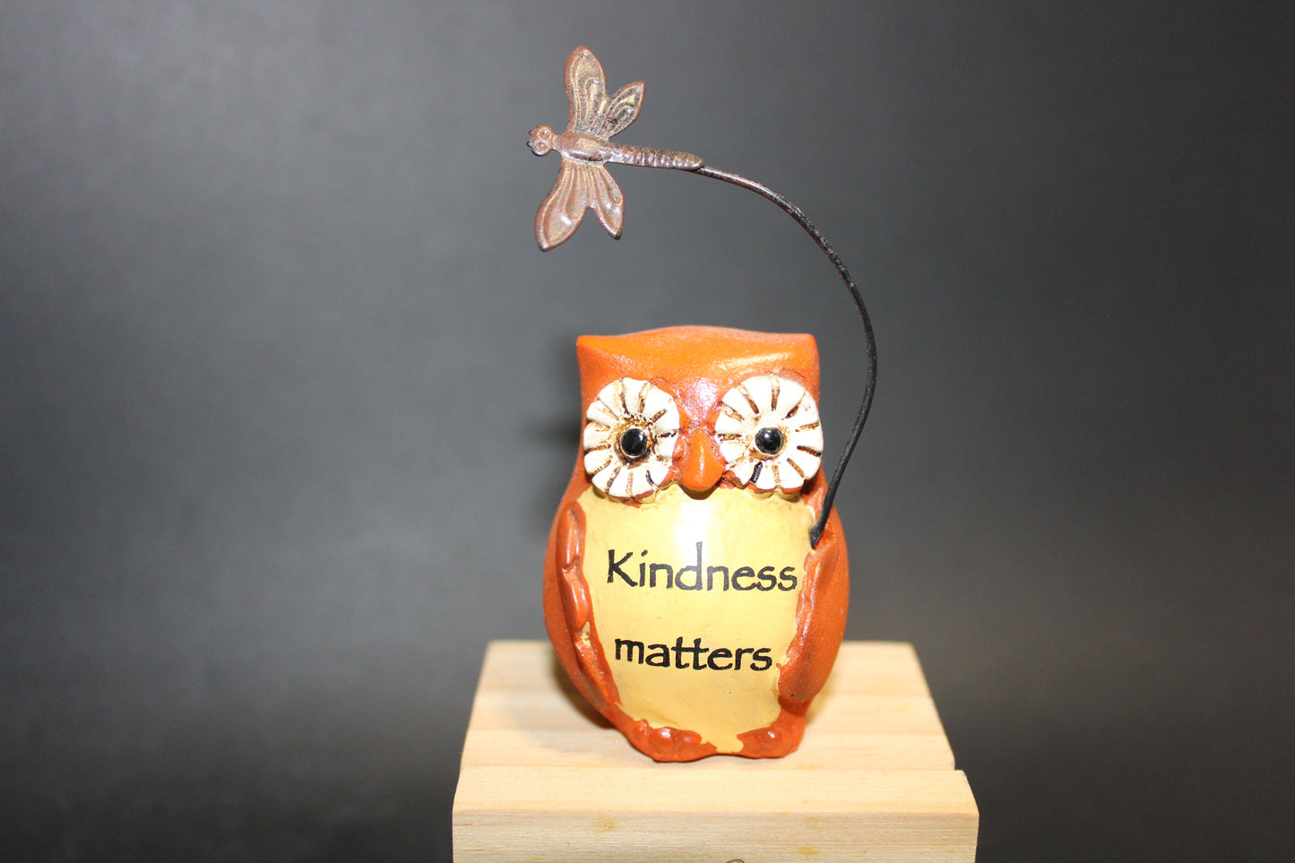 Owl - with inspirational message (orange)