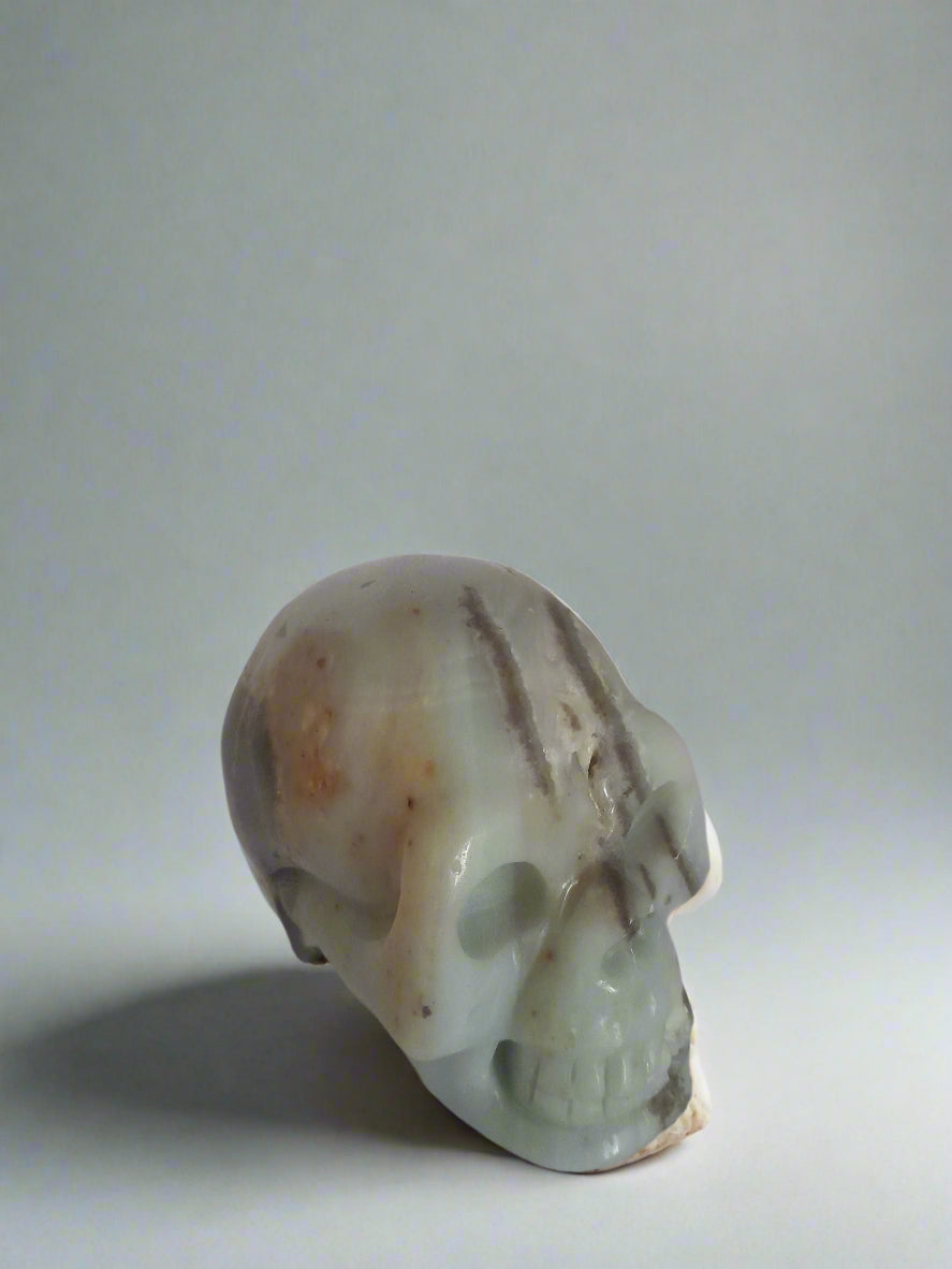 Skull - Amazonite - med/lge