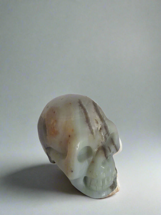 Skull - Amazonite - med/lge